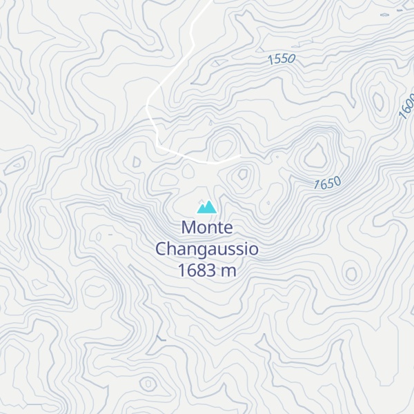 Map of Monte Changaussio