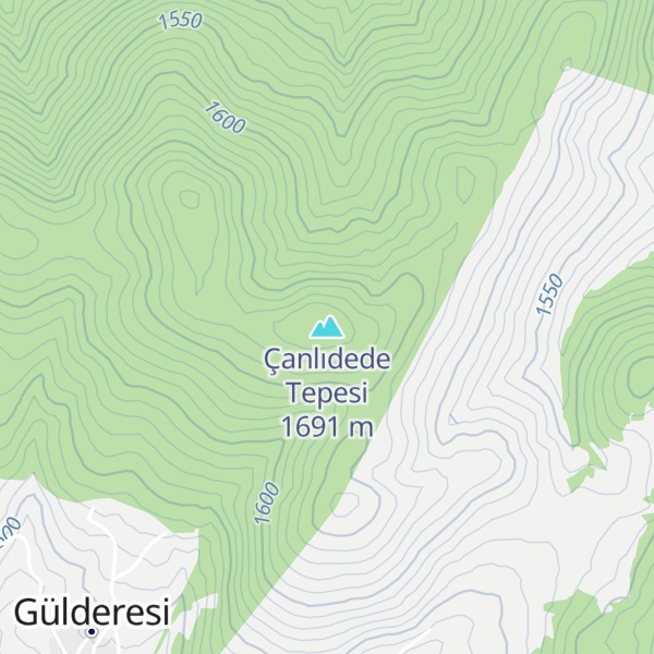 Map of Çanlıdede Tepesi