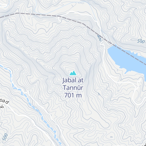 Map of Jabal at Tannūr