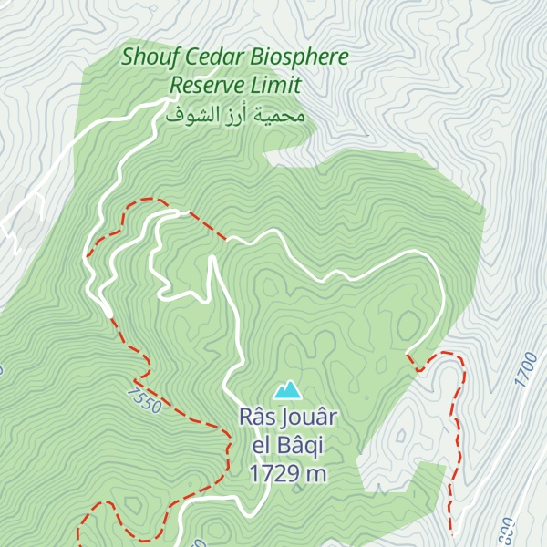 Map of Raouâssi ez Zebîb