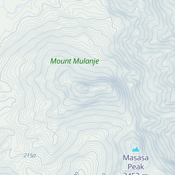 Map of Matambale Peak
