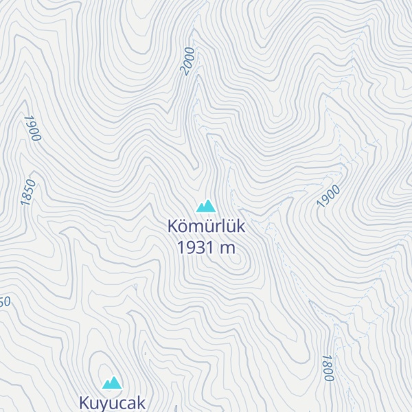 Map of Kömürlük