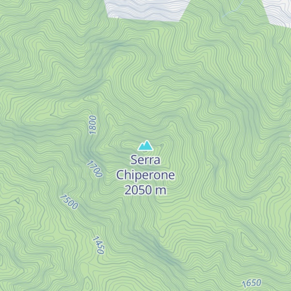 Map of Serra Chiperone