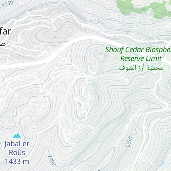Map of Râs ej Jimjime