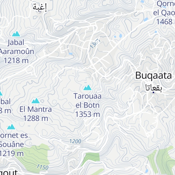 Map of Tarouaa el Botn