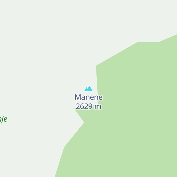 Map of Manene