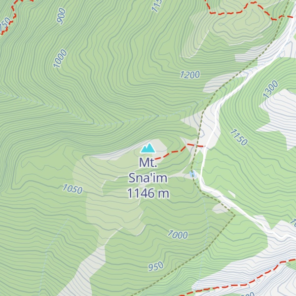 Map of Mt. Sna'im