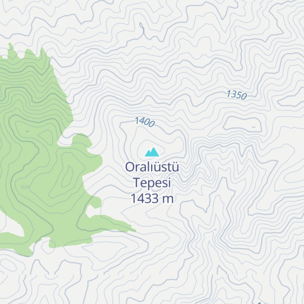 Map of Oralıüstü Tepesi