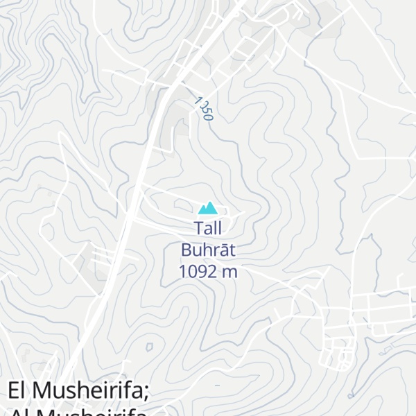 Map of Tall Buhrāt