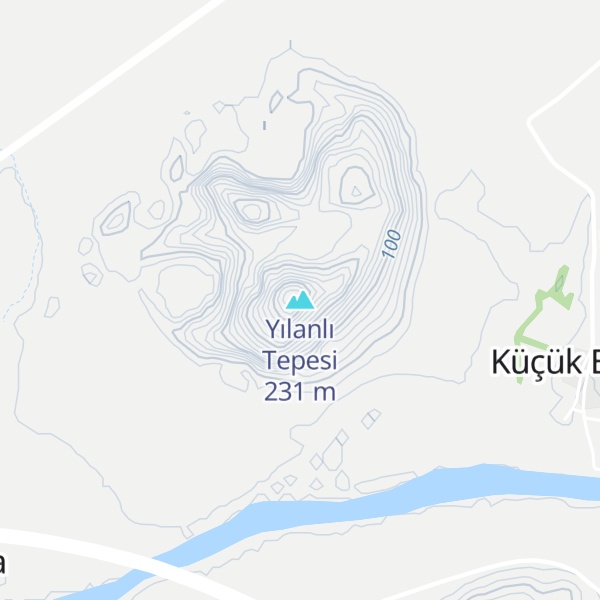Map of Yılanlı Tepesi