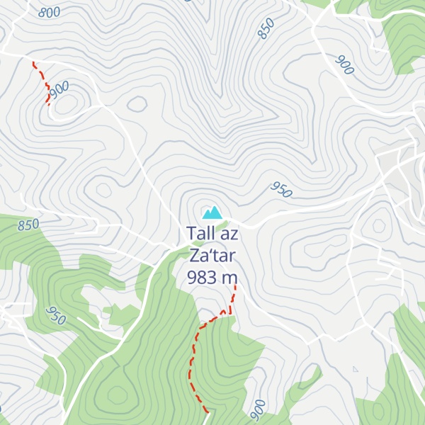 Map of Tall az Za‘tar