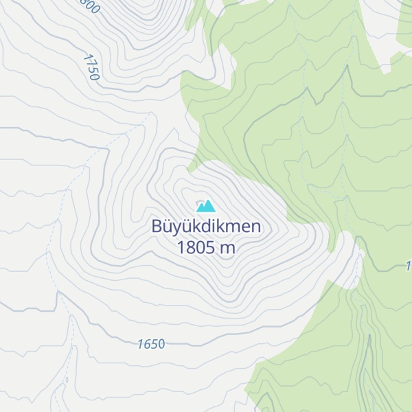 Map of Büyükdikmen
