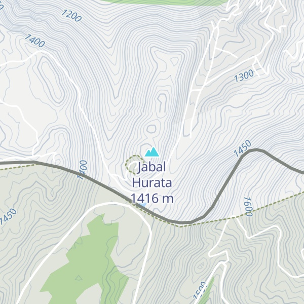 Map of Jabal Hurata