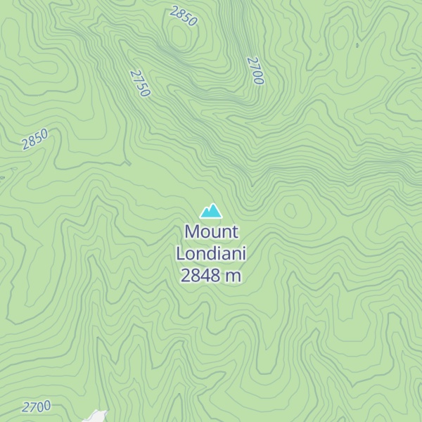 Map of Mount Londiani