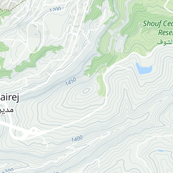 Map of Tallet el Ghräqa