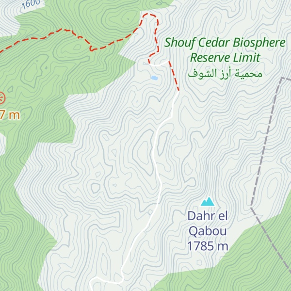 Map of Dhoûr el Aarâda