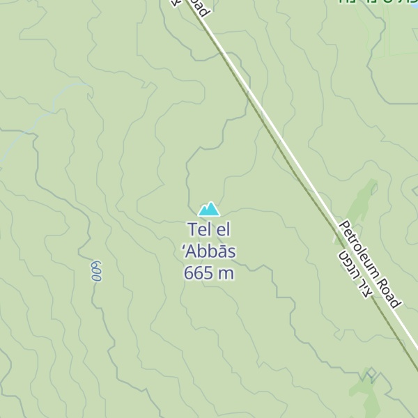 Map of Tel el ‘Abbās