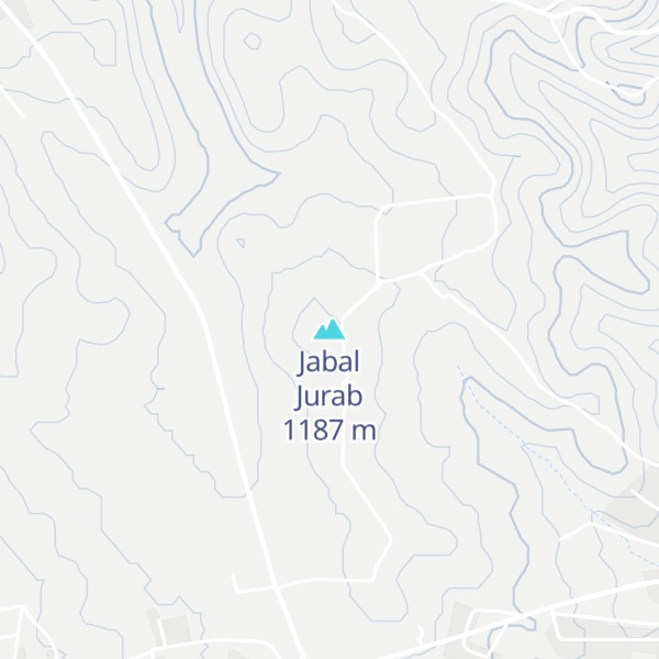 Map of Jabal Jurab