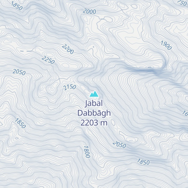 Map of Jabal Dabbāgh