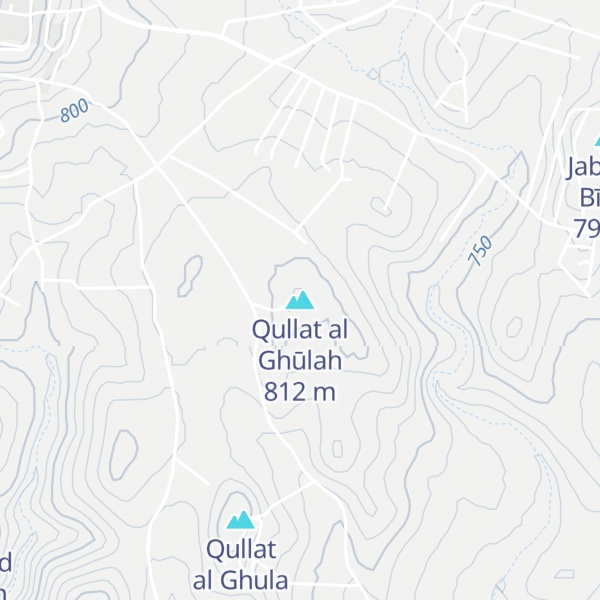 Map of Qullat al Ghūlah