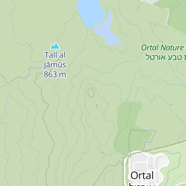 Map of Tall Abū el Jaj