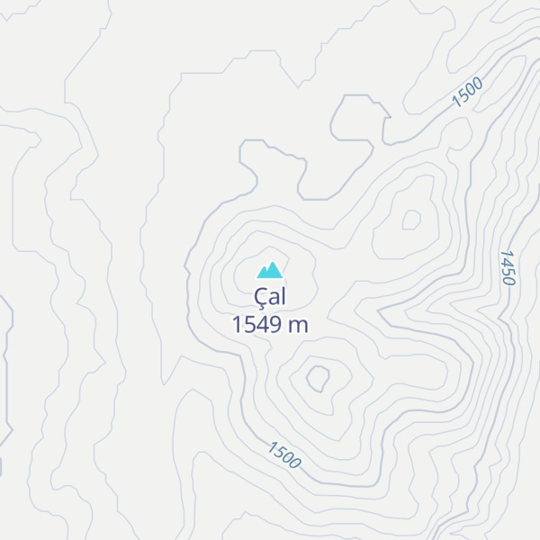 Map of Çal