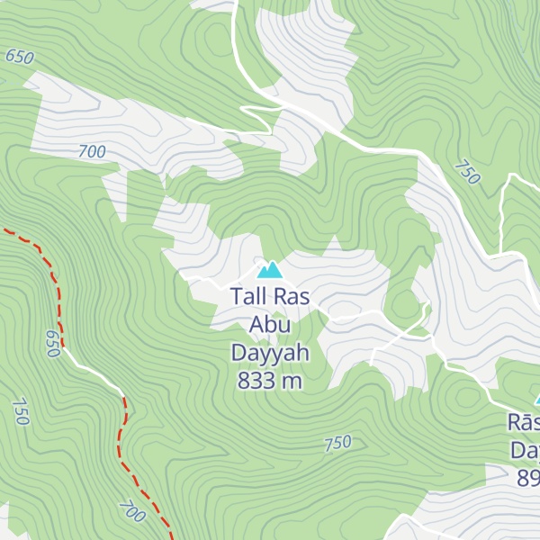 Map of Tall Ras Abu Dayyah