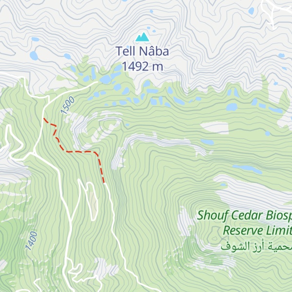 Map of Tallet Aïn es Sihha