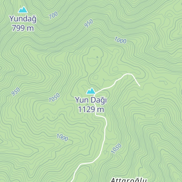 Map of Yun Dağı