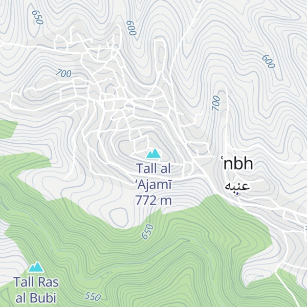 Map of Tall al ‘Ajamī