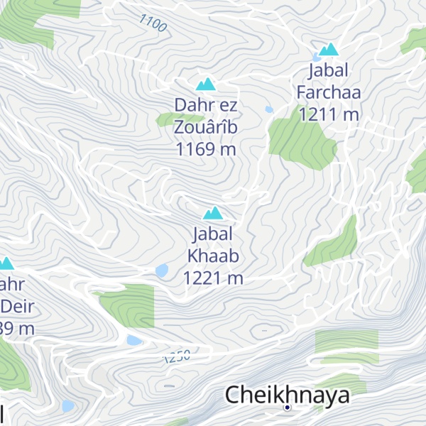 Map of Jabal Khaab