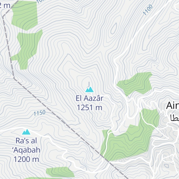 Map of El Aazâr