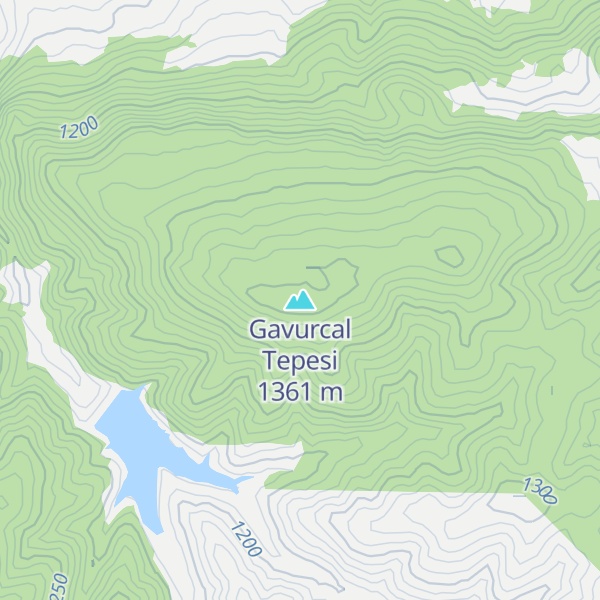 Map of Gavurcal Tepesi
