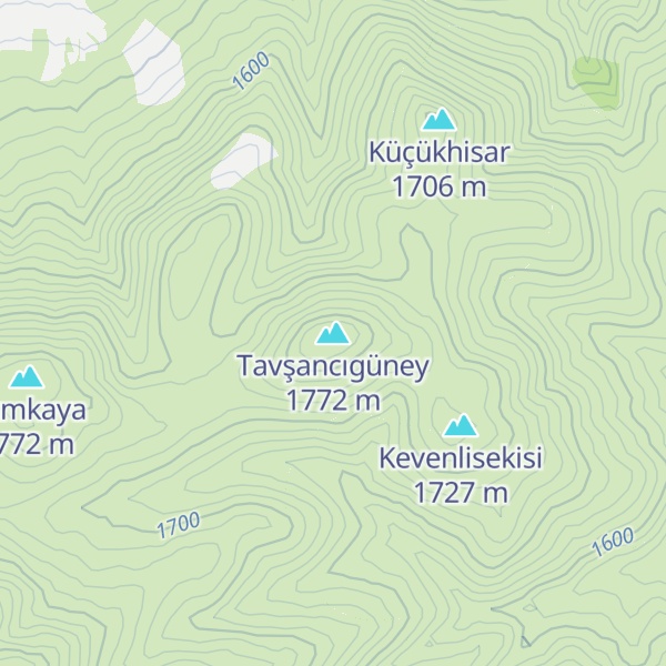 Map of Tavşancıgüney