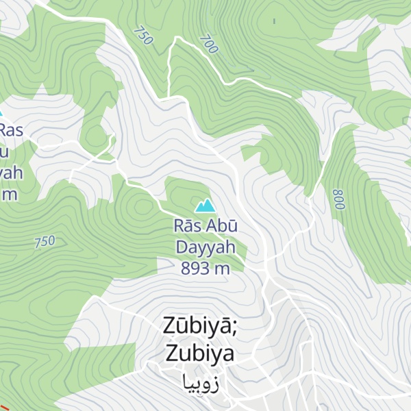 Map of Rās Abū Dayyah