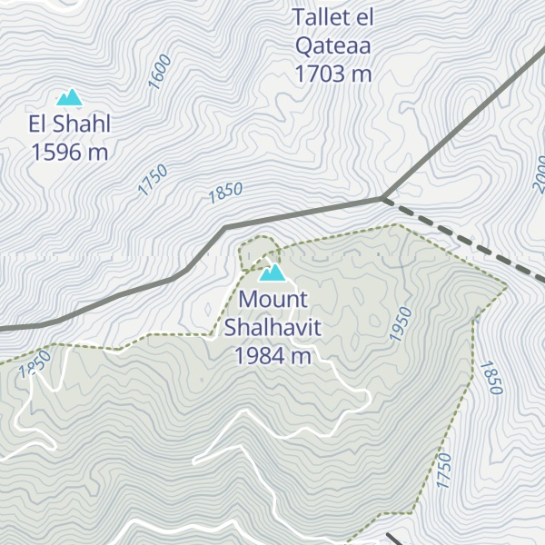 Map of Mount Shalhavit