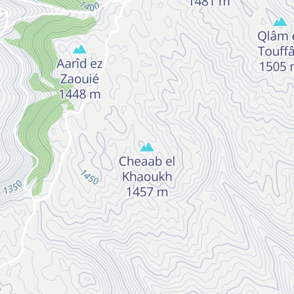 Map of Cheaab el Khaoukh