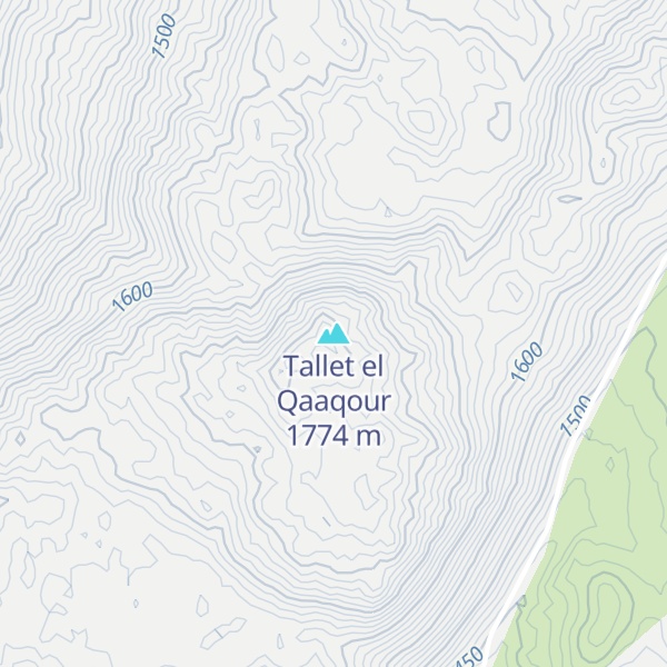 Map of Tallet el Qaaqour