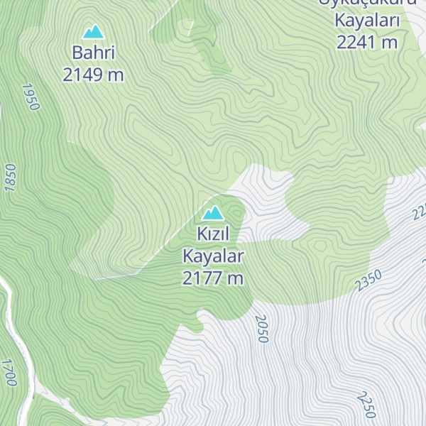 Map of Kızıl Kayalar