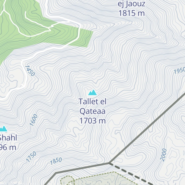 Map of Tallet el Qateaa
