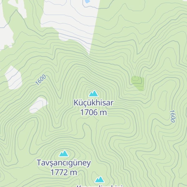 Map of Küçükhisar