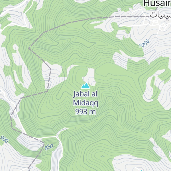 Map of Jabal al Midaqq