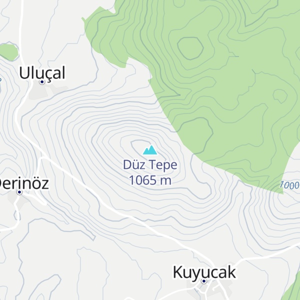 Map of Düz Tepe