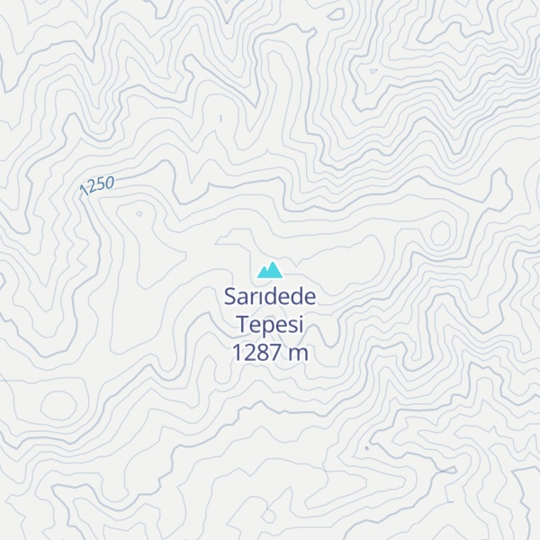 Map of Sarıdede Tepesi