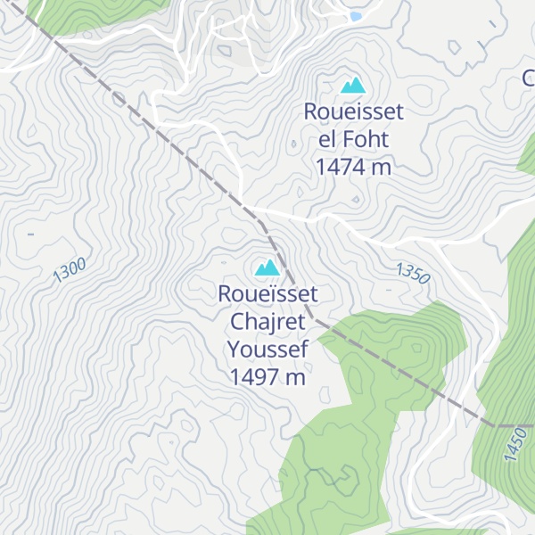 Map of Roueïsset Chajret Youssef
