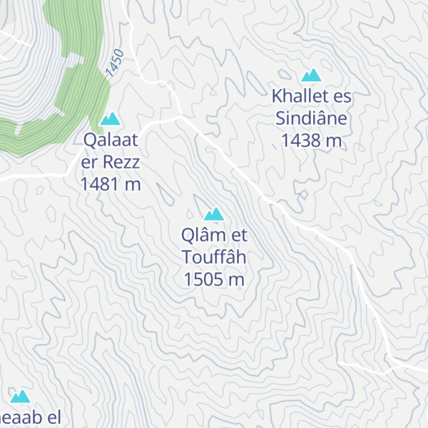 Map of Qlâm et Touffâh