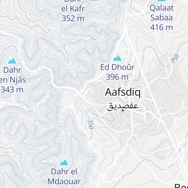 Map of Dahret el Atlbîyé