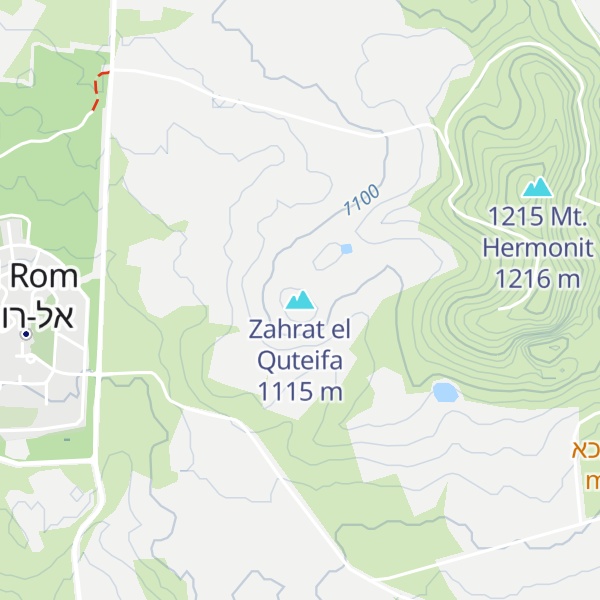 Map of Zahrat el Quteifa