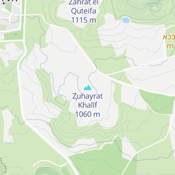 Map of Z̧uhayrat Khalīf