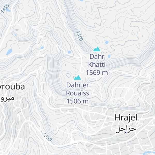 Map of Dahr er Rouaïss